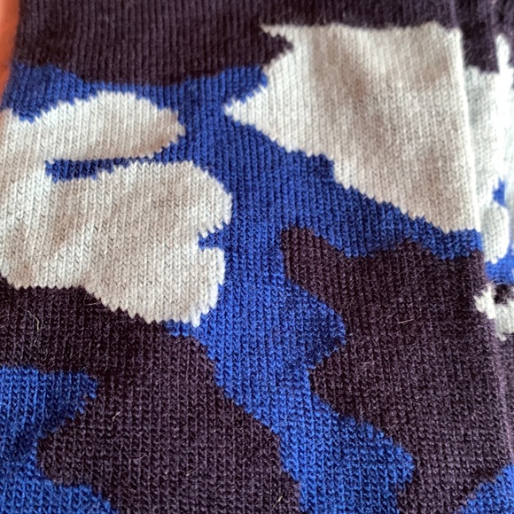 chrissy's socks / Blue Army Camo knee-highs Socks - Women's 7-11 - NEW - Picture 6 of 6